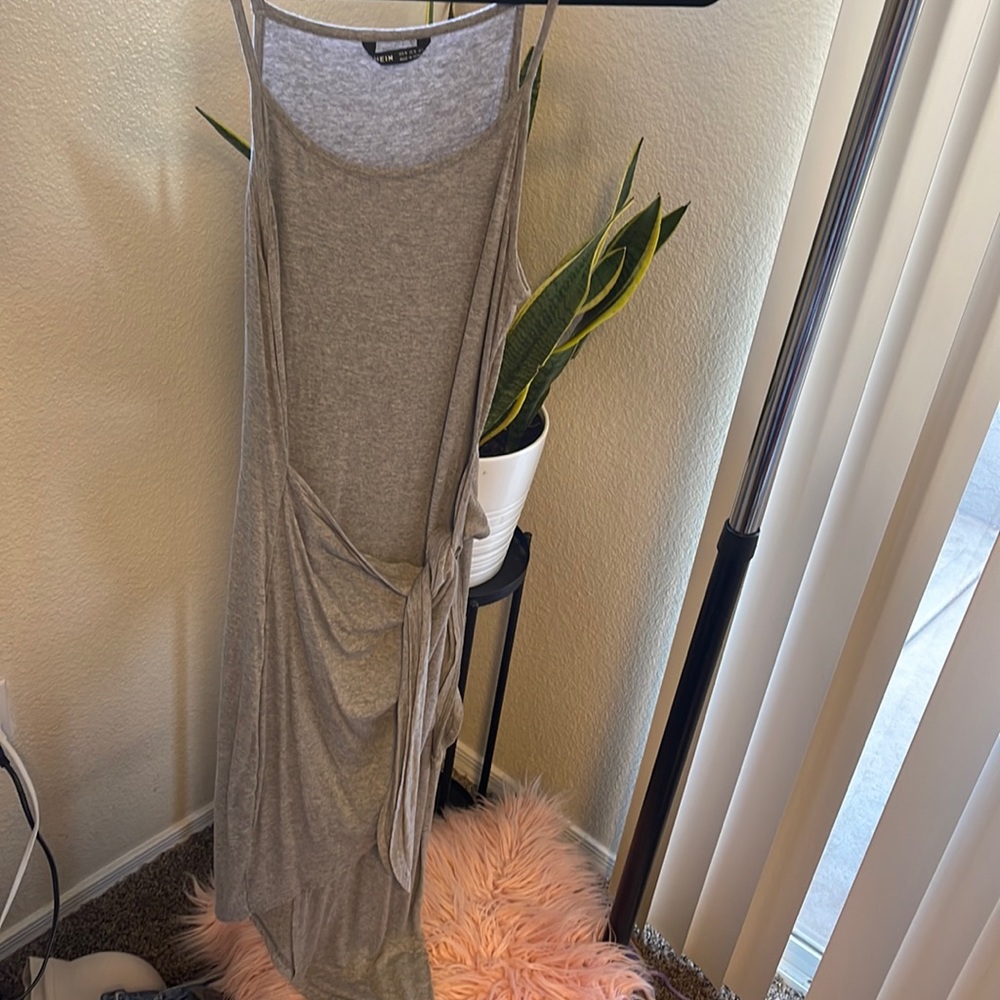 Grey a symmetrical dress